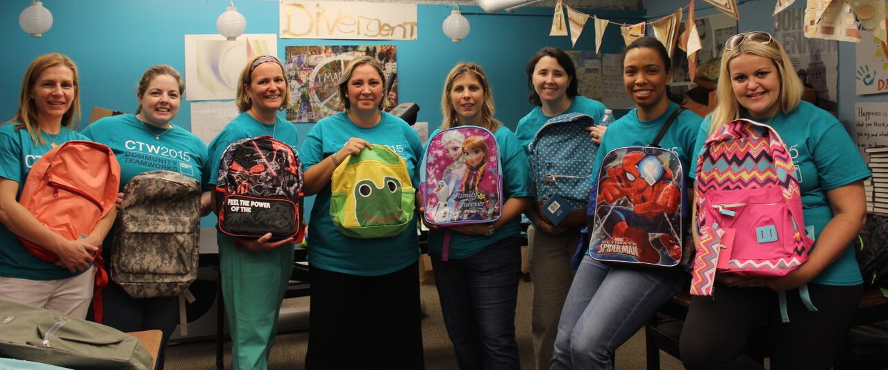 Goldman Sachs Operations Womens Network Volunteers at Rose House Domestic Violence Shelter